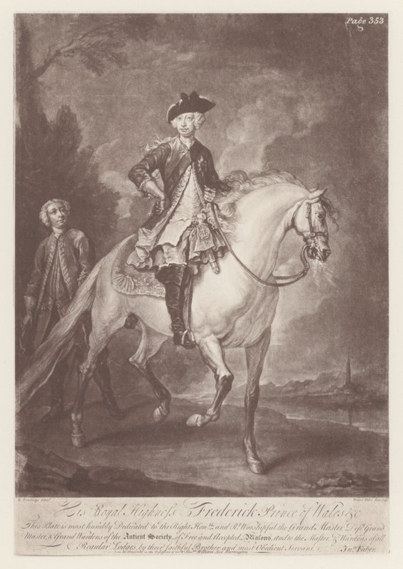 Frederick, Walesin prinssi (litho) tekijältä English School