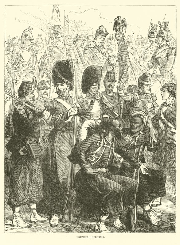 Ranskalaiset univormut, syyskuu 1870 tekijältä English School