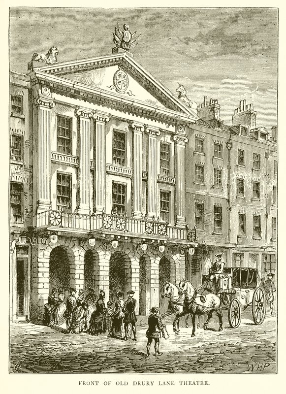 Old Drury Lane -teatterin edessä tekijältä English School