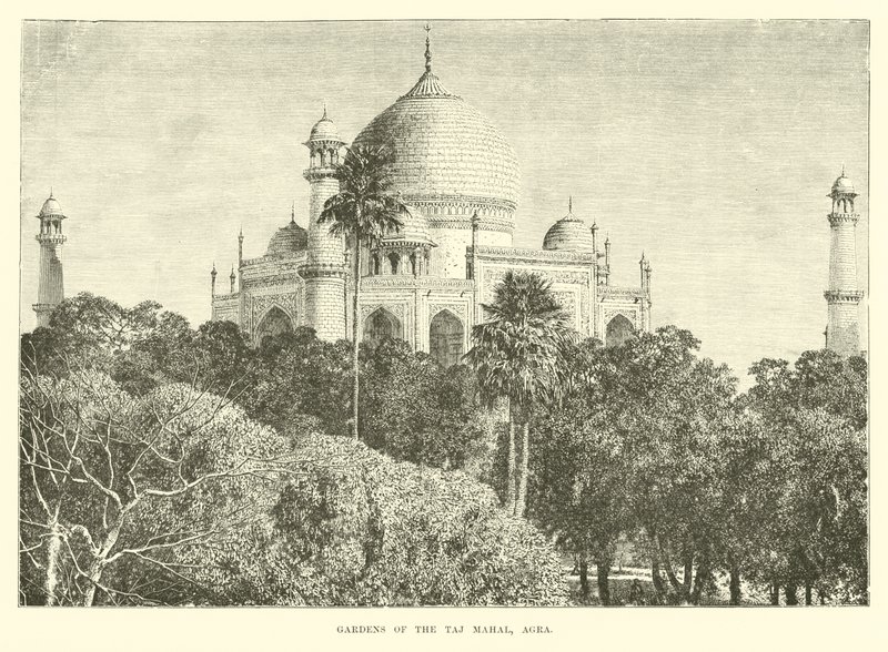 Taj Mahalin puutarhat, Agra tekijältä English School