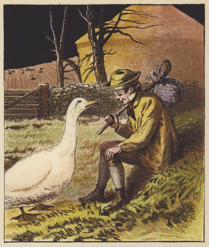 Goosey, Goosey, Gander (väri litho) tekijältä English School