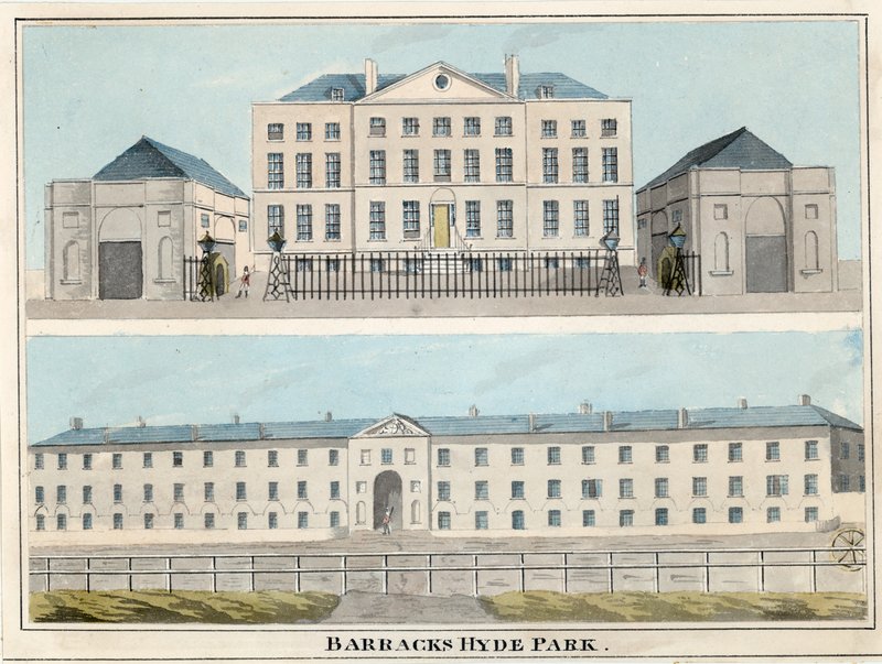 Hyde Park Barracks, Lontoo (wc paperilla) tekijältä English School