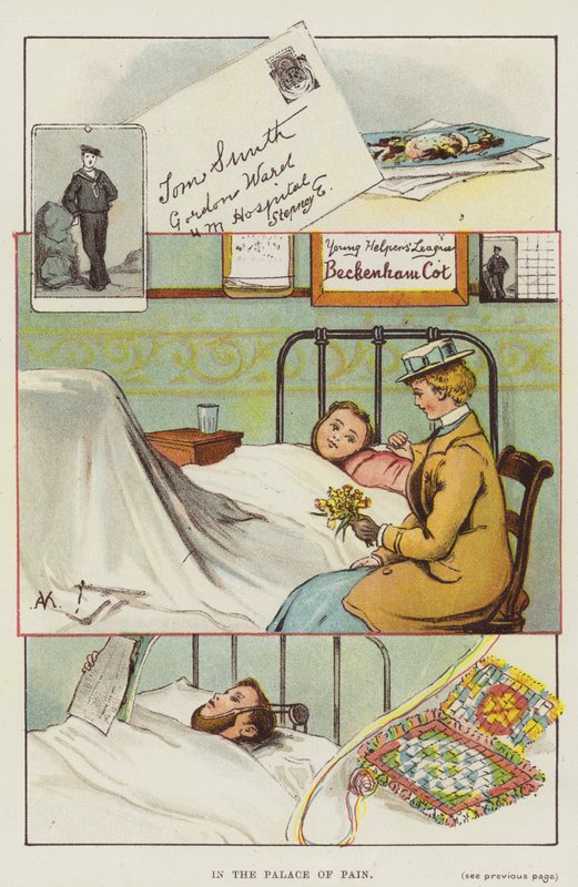 Kivun palatsissa (väri litho) tekijältä English School