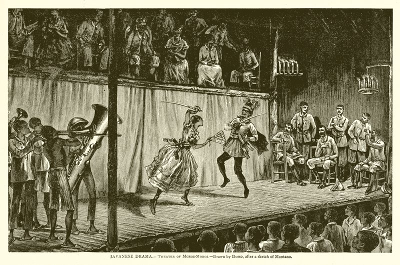 Javanese Drame. -- Teatteri Moros-Moros tekijältä English School