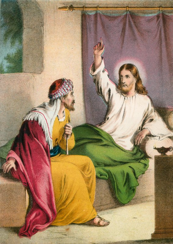Jeesus Kristus ja Nikodemus tekijältä English School
