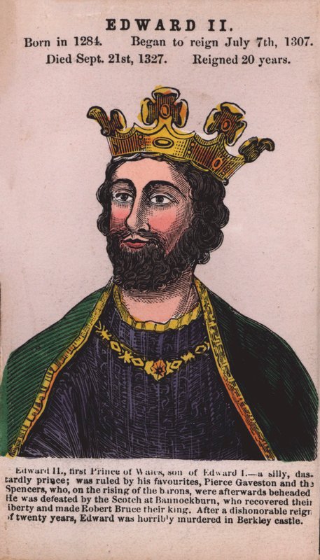 Kuningas Edward II (värikaiverrus) tekijältä English School