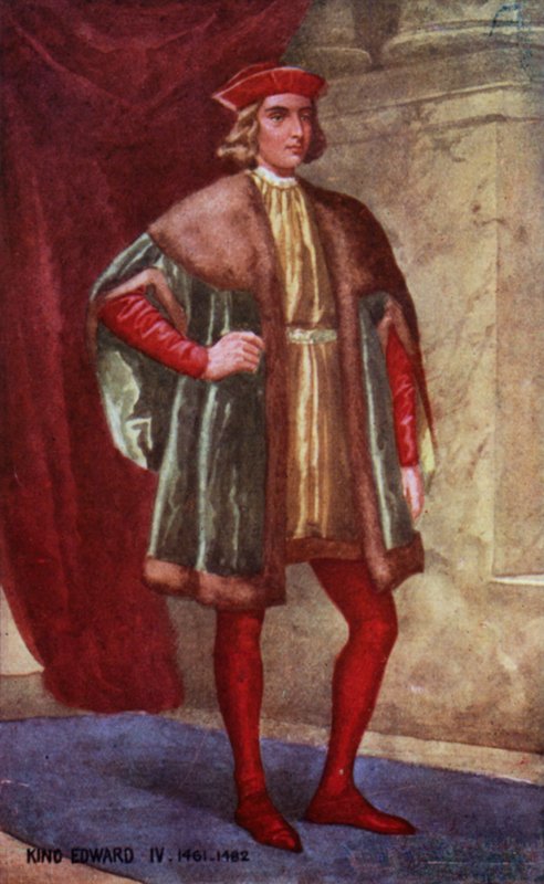 Kuningas Edward IV (väri litho) tekijältä English School