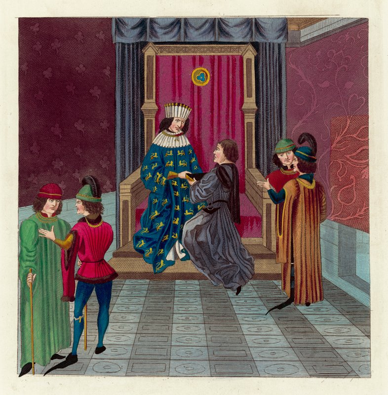 Kuningas Edward IV (värillinen kaiverrus) tekijältä English School