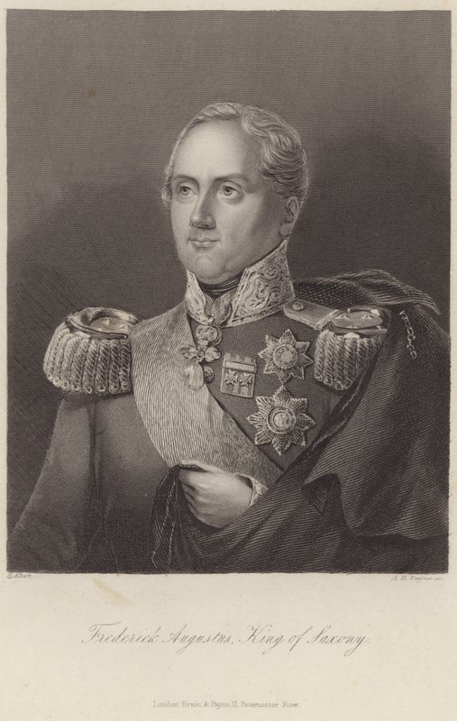 Saksin kuningas Frederick Augustus I tekijältä English School