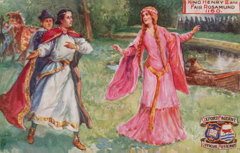 Kuningas Henrik II ja Fair Rosamund, 1160 tekijältä English School