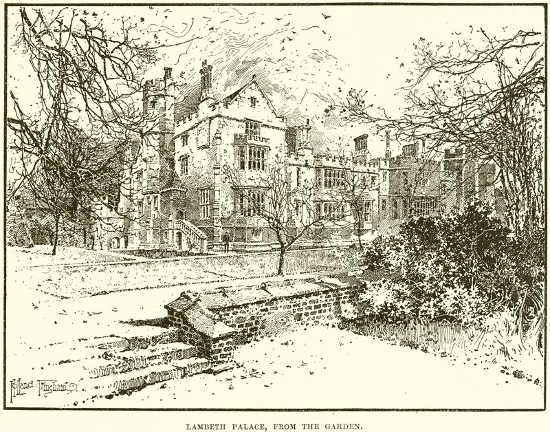Lambeth Palace, puutarhasta tekijältä English School