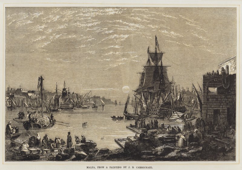 Malta (väri litho) tekijältä English School