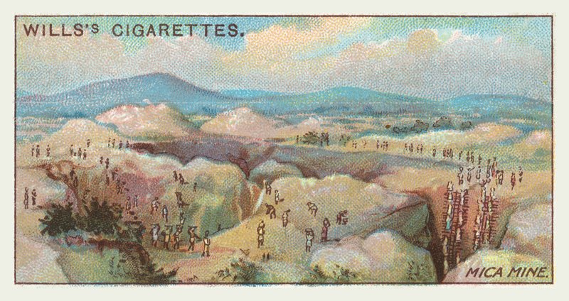 Kiillekaivos (chromolitho) tekijältä English School