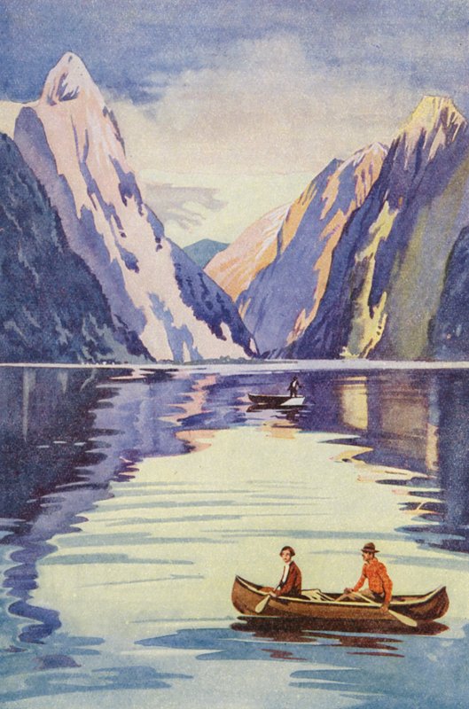 Milford Sound, Uusi-Seelanti (värilitro) tekijältä English School