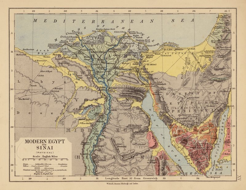 Nykyaikainen Egypti ja Siinai (värilitro) tekijältä English School