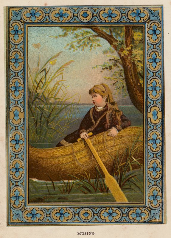pohdiskelu (väri litho) tekijältä English School