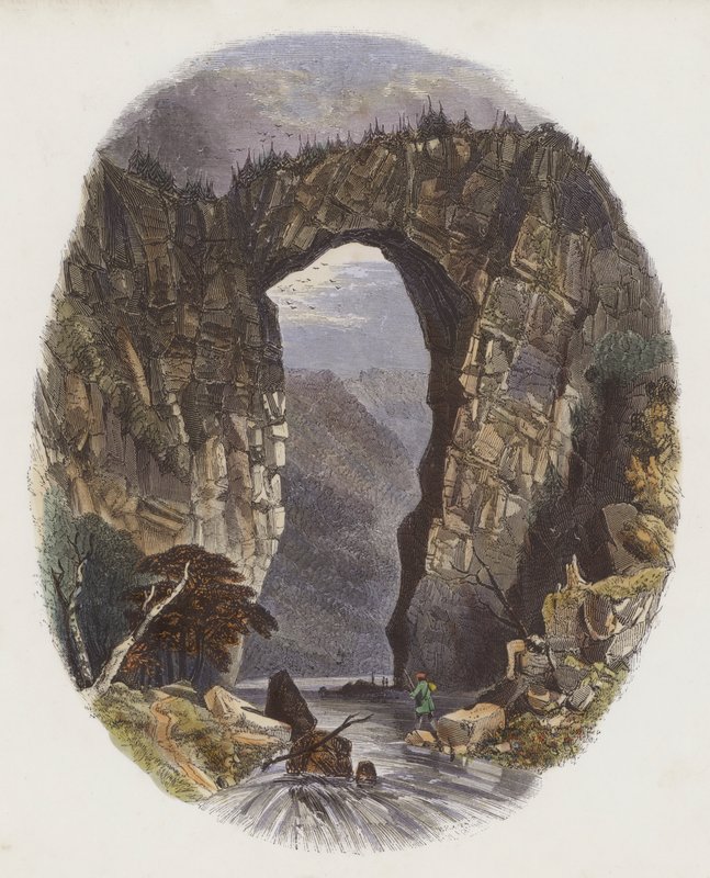 Natural Bridges (värillinen kaiverrus) tekijältä English School