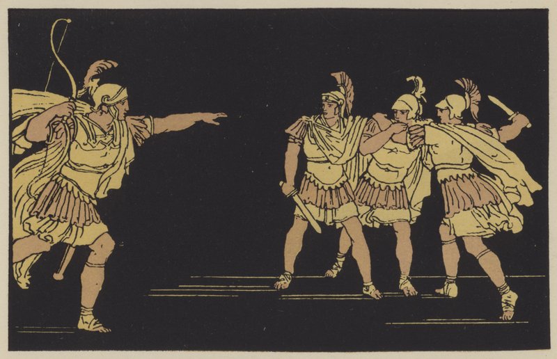 Nisus ja Euryalus (värikuvat) tekijältä English School