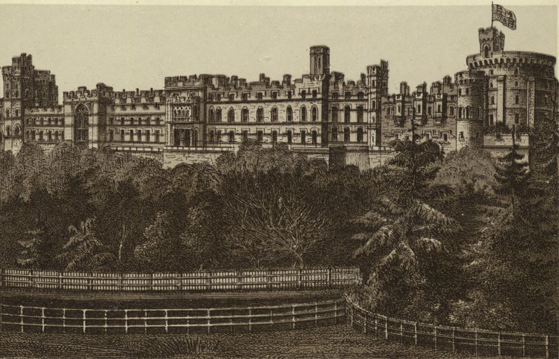 North Front, Windsorin linna (litho) tekijältä English School