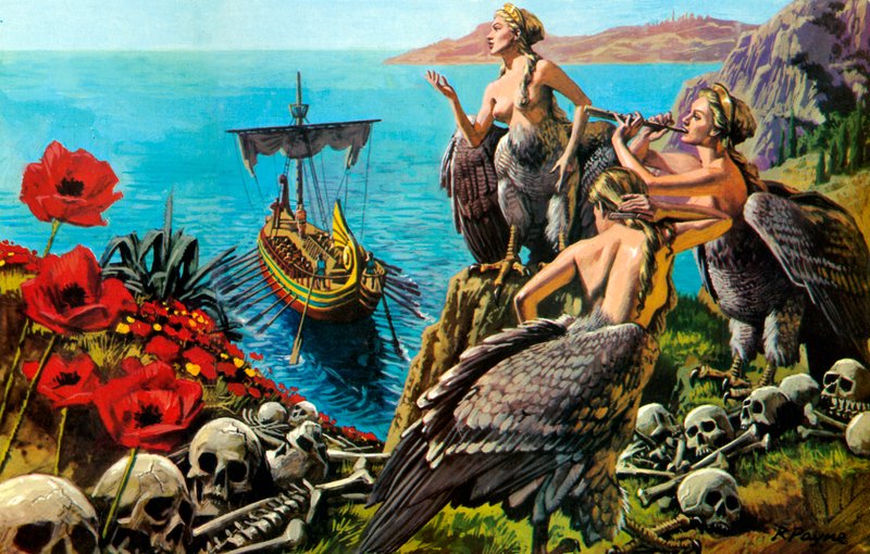 Odysseus ja sireenit tekijältä English School