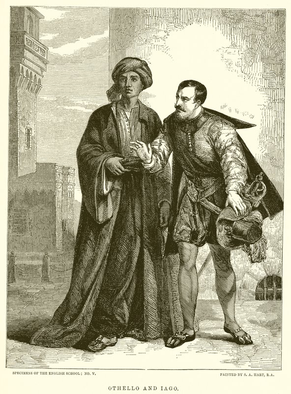 Othello ja Iago tekijältä English School