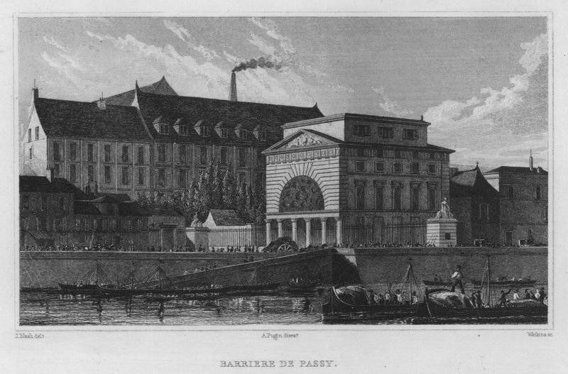 Paris, Barriere De Passy (kaiverrus) tekijältä English School