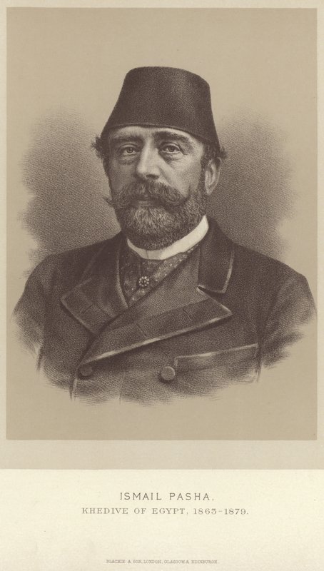 Ismail Pashan muotokuva tekijältä English School