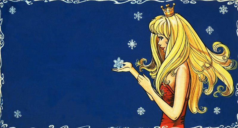 Prinsessa pyydystää lumihiutaleita tekijältä English School