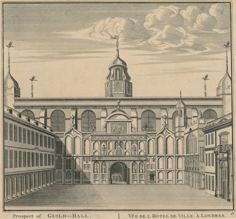Prospect of Guildhall, Lontoo tekijältä English School