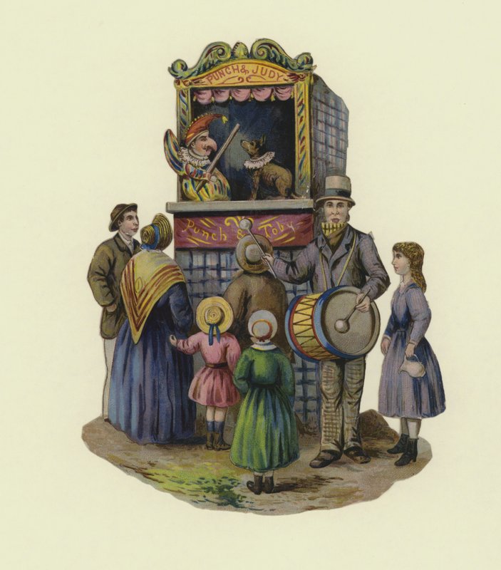 Punch and Judy show (chromolitho) tekijältä English School