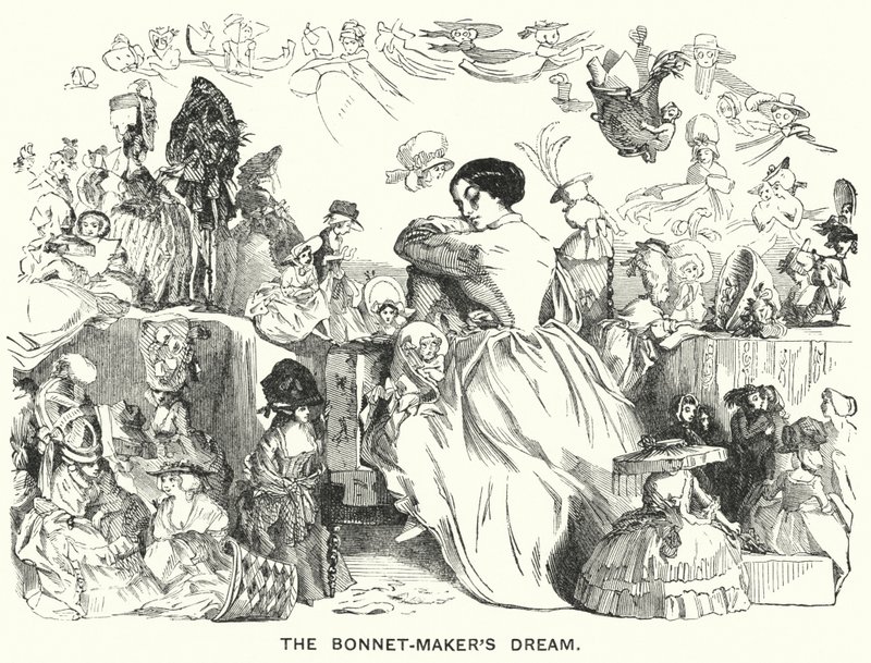 Punch-sarjakuva: Bonnet-Maker