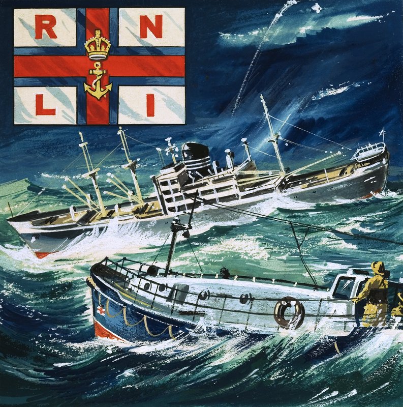 R.N.L.I. Royal Naval Lifeboat Institution tekijältä English School