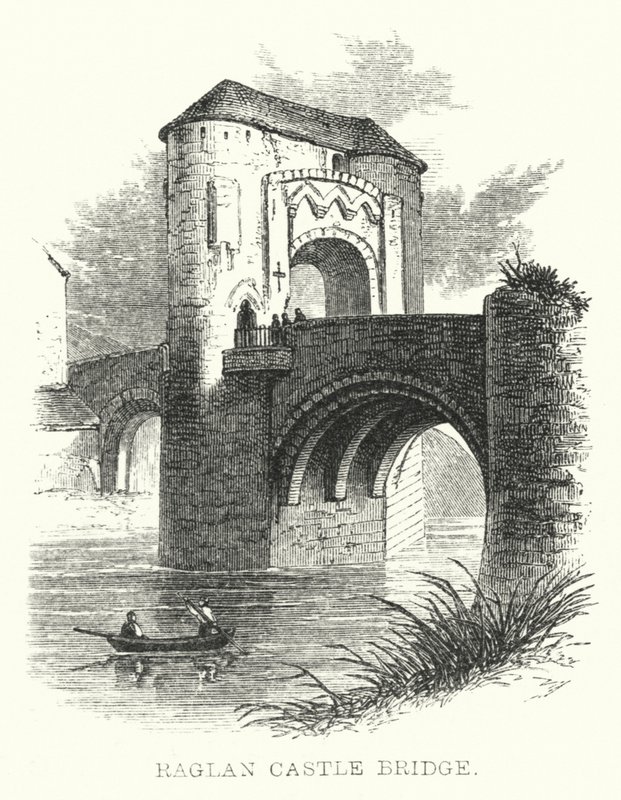 Raglan Castle Bridge (kaiverrus) tekijältä English School