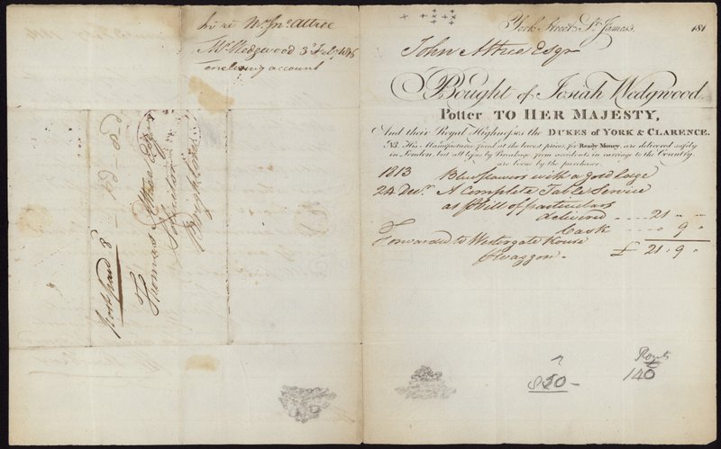 Kuitin on myöntänyt Josiah Wedgwood tekijältä English School