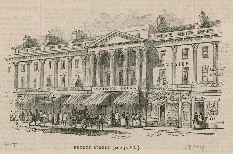Regent Street, Lontoo, länsipuolella tekijältä English School