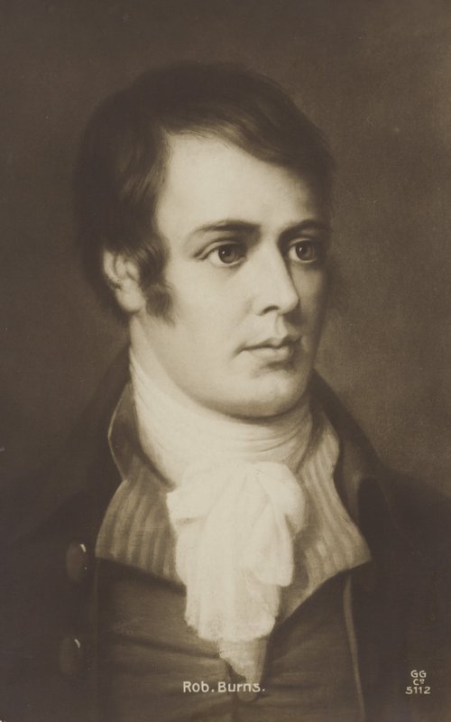 Robert Burns (1759-1796), skotlantilainen runoilija ja sanoittaja tekijältä English School