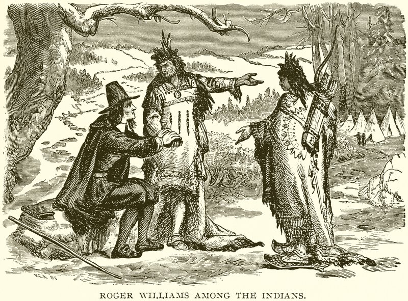 Roger Williams intiaanien joukossa tekijältä English School