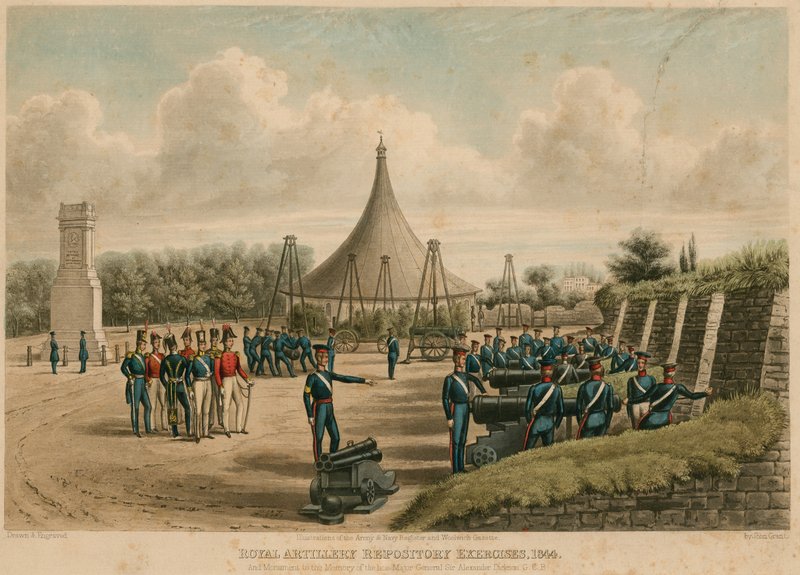 Royal Artillery Repository -harjoitukset, 1844 tekijältä English School