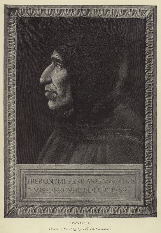 Savonarola (kaiverrus) tekijältä English School