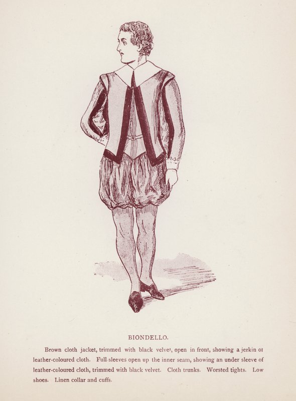 Shakespearen äijän kesyttäminen: Biondello (litho) tekijältä English School