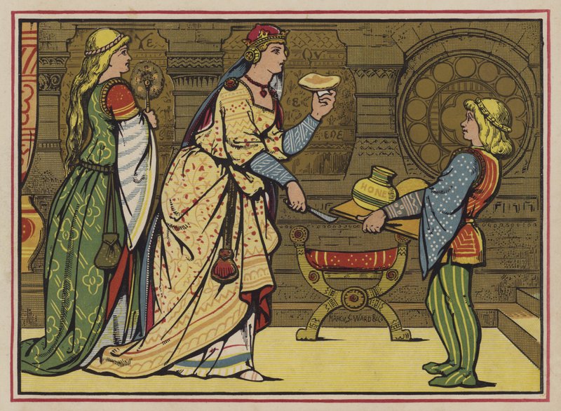 Laula Song Of Sixpence (väri litho) tekijältä English School
