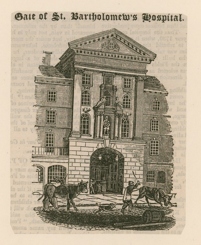 St Bartholomewsin sairaala, Smithfield. tekijältä English School
