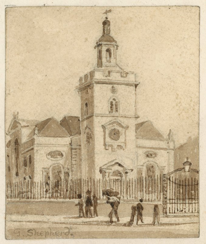 St Mary, Whitechapel, Lontoo (wc paperilla) tekijältä English School