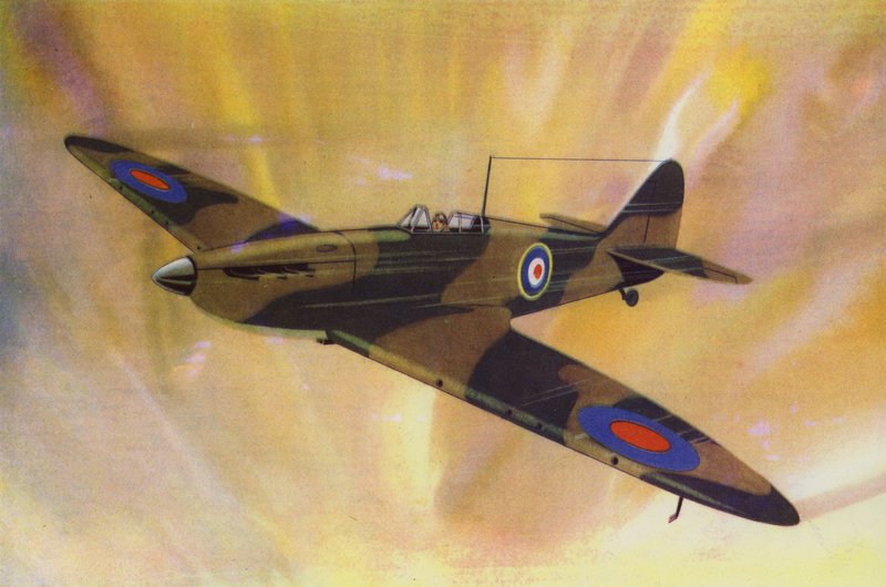 Supermarine "Spitfire" (väri litho) tekijältä English School