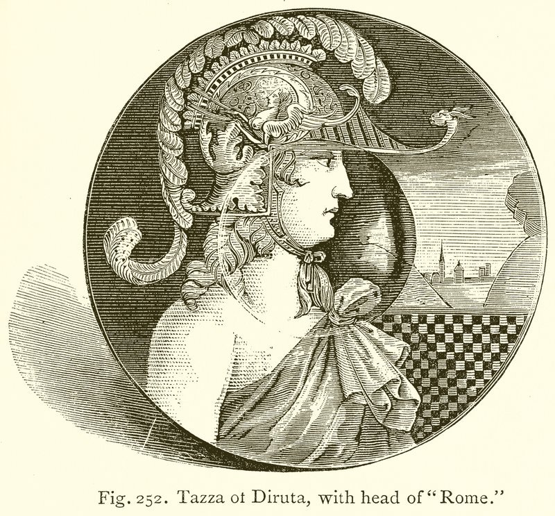 Tazza of Diruta, Rooman johtaja tekijältä English School