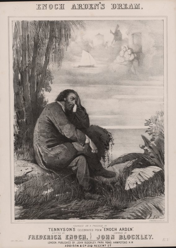 Tennysonin Enoch Arden (litho) tekijältä English School