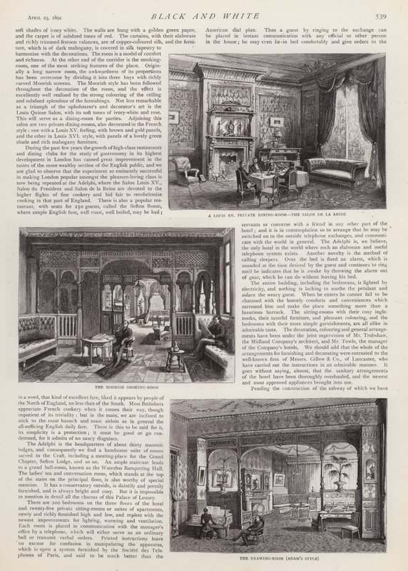 The Adelphi Hotel, Liverpool, Merseyside (litho) tekijältä English School