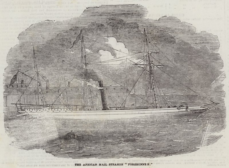 African Mail Steamer "Forerunner" (kaiverrus) tekijältä English School
