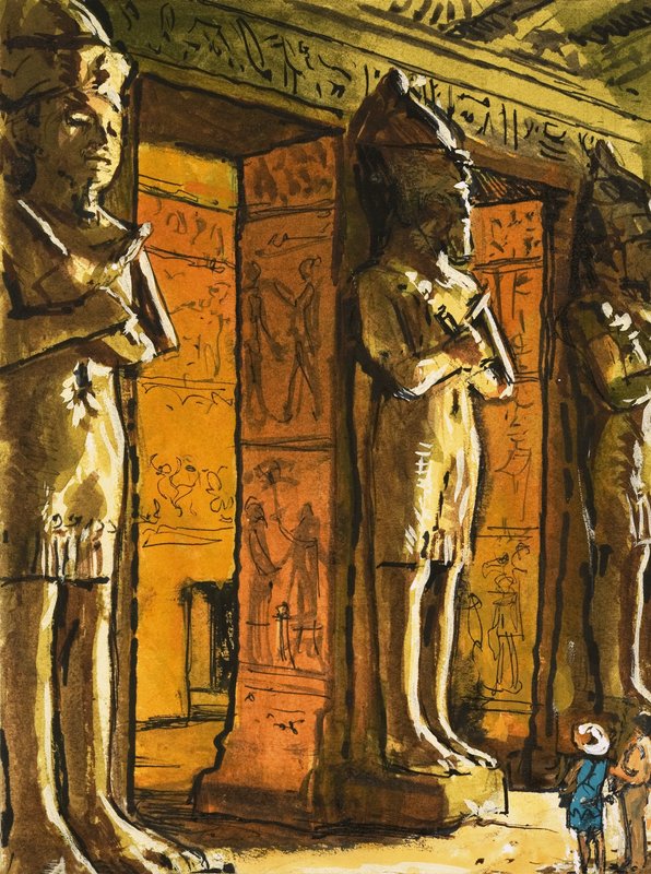 Muinaisen Egyptin temppeli Abu Simbelissä tekijältä English School