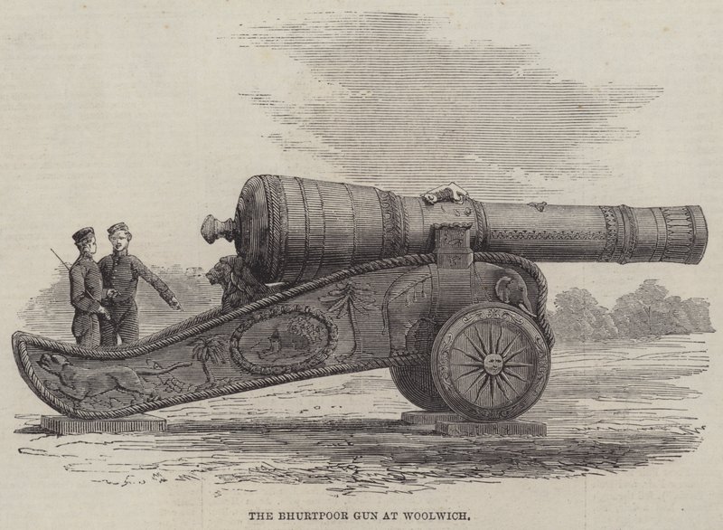 Bhurtpore Gun Woolwichissa (kaiverrus) tekijältä English School